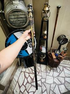 37.4'' Canes and <b>Walking</b> <b>Sticks</b> in Natural Wood with a Brass Handle - Elegant <b>Walking</b> Cane Style <b>Walking</b> <b>Stick</b> for <b>Men</b> Woman - Product Image 6