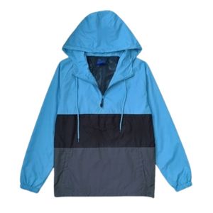 High Trending Custom Men’s Two Piece Windbreaker Tracksuit Quarter Zip Track Jacket Mesh Lined Jogger Pants <b>Set</b> Streetwear - Product Image 2