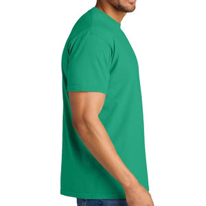 Camiseta Personalizada para Hombre, Duradera, de Mezcla de Polialgodón, Manga Corta, Corte Regular, Transpirable, Estampada, Lisa, para Trabajo, Informal, con Bolsillo, al por Mayor - Product Image 5