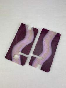 Support de téléphone en bois fait main avec résine époxy, support de téléphone portable en bois naturel, support de bureau pour smartphone, pour la maison et le bureau, Craftera Exports - Product Image 6