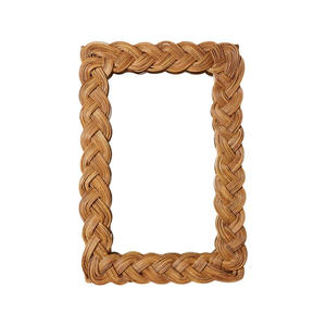 Adorno de Pared Colgante de Mimbre Estilo Bohemio, Diseño Floral, Decoración para Dormitorio, Hecho en Vietnam, Varios Piezas - Product Image 3