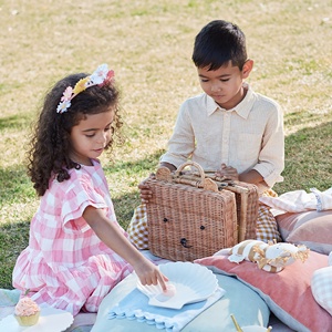 Ietnamese-bolsas de mimbre tejidas a mano para el pecho, Maleta de almacenamiento para juguetes de niños - Product Image 5