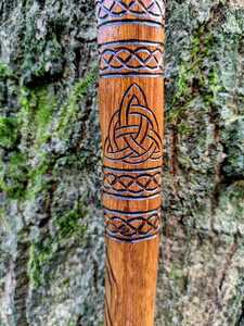 Hermosos Bastones de Madera Tallados a Mano con Soporte Resistente, con un Aspecto Elegante y Moderno, Ecológicos - Product Image 3