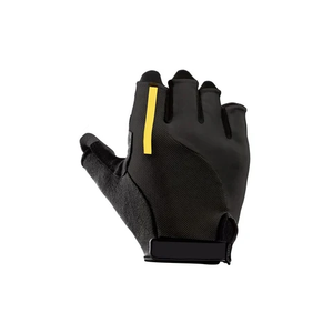 Gants de cyclisme demi-doigts gris en polyester et coton unisexe, respirants, en maille, à enfiler, pour l'été - Product Image 4