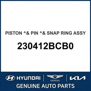 Pistones y Anillos Nuevos Kona 230412BCB0 - Product Image 1