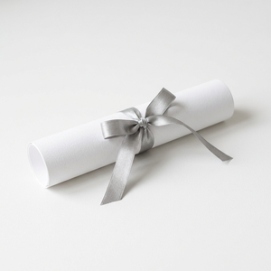 Silver 12mm Single Face Satin Ribbon Wholesale 10 Rolls x 8 Meter Pack for <b>Bridal</b> Decor Holiday Gift Wrapping Retail Displays <b>UK</b> - Product Image 2