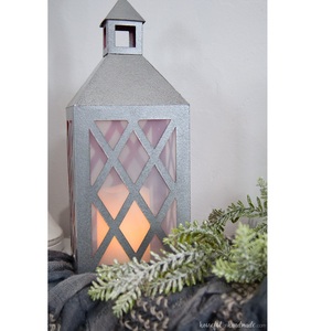 Gold Brass <b>Lanterns</b> Rectangle Shape Home Decoration Durable <b>Indoor</b> <b>Lighting</b> - Product Image 4