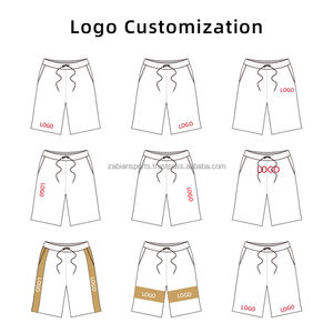 Bermudas pour hommes 5 pouces séchage rapide respirant impression personnalisée vêtements décontractés avec motif solide mode de rue en gros - Product Image 6