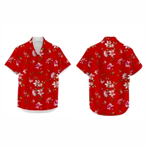 Camisa de Playa para Hombre, Premium, de Poliéster Estampado, Ligera, con Botones al Frente, Ropa de Verano para Vacaciones - Product Image 1