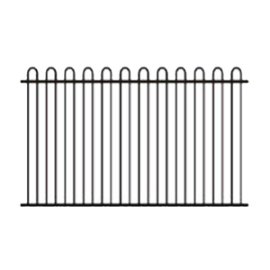 Paneles de Cerca Metálica con Parte Superior en Forma de Aro, Cercas Decorativas para Jardín, Suministro al por Mayor al Mejor Precio - Product Image 2