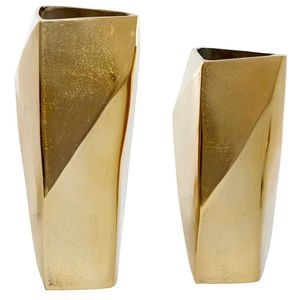 Vase décoratif, pot de fleurs décoratif, vase de luxe pour centre de table, vase à finition texturée, vase artistique pour centre de table - Product Image 2