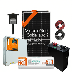 ชุดเครื่องปรับอากาศพลังงานแสงอาทิตย์ MuscleGrid 1.5T แบบทำความเย็นเท่านั้น สำหรับใช้ภายนอกบ้านและโรงแรม พร้อมปลั๊กแบบ JP/US/EU/AU/UK - Product Image 2