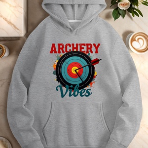 Sudaderas con capucha de punto estampadas informales para mujer Target ARCHERY Vibes - Product Image 3