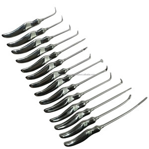 Kit de 14 instruments de chirurgie plastique pour lifting des sourcils endoscopique, désection et élévations, instruments manuels en acier inoxydable pour microchirurgie ORL, certifié CE - Product Image 5