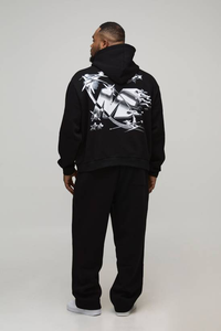 Conjunto Deportivo Personalizado de 2 Piezas para Hombre, Sudadera con Capucha Extra Grande de Felpa de Algodón 100 % de 420 g/m², Corte Regular, Informal, Ecológico, para Invierno - Product Image 5