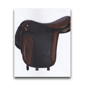 Selle de cheval de course anglaise multicolore personnalisée en cuir pur par un fournisseur en gros indien pour l'équitation en plein air - Product Image 5