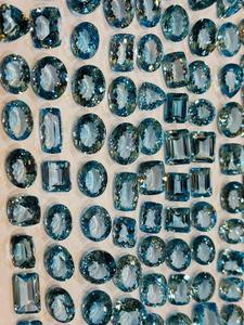 Topacio Azul Cielo Premium, Piedras Preciosas Sueltas Facetadas, Mezcla de Formas, Lote al por Mayor de Piedras de Topacio Talladas, Hermoso Topacio Azul - Product Image 3