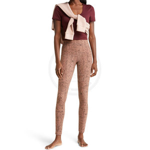 New Design High Quality Women <b>Legging</b> Mid Waist Quick Dry Breathable Spandex/<b>Polyester</b> Full Length for Sale - Product Image 3
