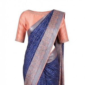 Sari pour femmes à la mode, robe traditionnelle indienne drapée, vêtements ethniques imprimés, broderie, vêtements pour mariage, événements et fêtes - Product Image 5