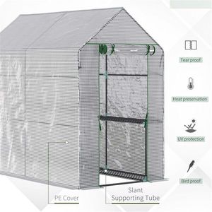 Grande Serra Moderna con Telaio Zincato, Facile da Montare, per Giardini Domestici e Uso Matrimoniale, in PVC PE Resistente - Product Image 5