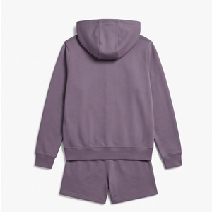 Custom Logo Summer Casual Unisex Plus Size <b>Hooded</b> Tracksuit Breathable Eco-Friendly Midweight 2-Piece Sports Set Full Sleeve Tee - Product Image 5