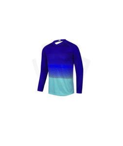 Maillot de motocross à manches longues imprimé par sublimation, unisexe adulte, séchage rapide, personnalisé pour équipe de course, professionnel, anti-UV, haute performance - Product Image 2