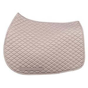 BRAND ZONE1995 Tapis de selle sans armature en coton satiné, personnalisé, classique, pour sports équestres, avec doublure en maille hautement matelassée, durable et confortable pour chevaux - Product Image 1