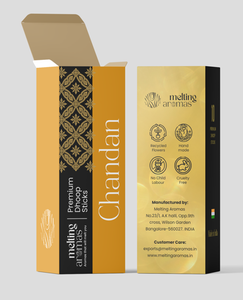 CHANDAN PREMIUM - Varillas Aromáticas de Polvo de Madera - Incienso Indio para Todas las Estaciones 100% Natural, Orgánico y Ecológico - Product Image 1