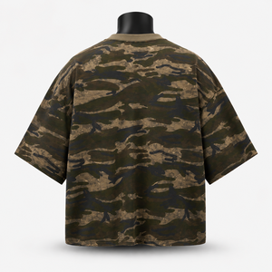 Camiseta de Camuflaje para Hombre, Estilo Urbano, Talla Grande, Precio de Fábrica, Ropa de Alta Calidad - Product Image 2