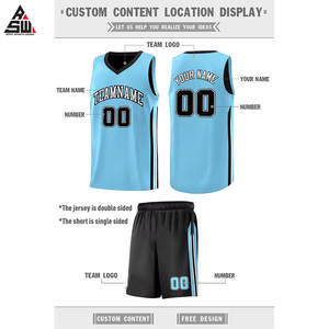 Conjunto de Uniforme de Baloncesto Personalizado con Impresión Digital, Jersey de Baloncesto para Hombre, Tallas Grandes, Secado Rápido y Transpirable, Venta al Por Mayor - Product Image 2