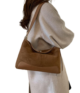 กระเป๋าถือหนังวัวแท้แบบสั่งทำจากโรงงาน ทนทาน เรียบง่าย ใช้สะพายไหล่สำหรับผู้หญิง ใช้ได้ทุกวัน - Product Image 2