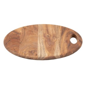 High End Quality Round Wooden Chopping <b>Block</b> With Handle Solid Wood Kitchen Board - Product Image 3