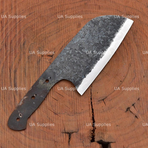 Cuchillo de Chef Serbio Forjado a Mano UA Supplies, Hoja en Bruto de Acero de Alto Carbono, Punta Caída, Cuchilla de Cocina, Suministro de Fábrica OEM, 11 Pulgadas - Product Image 2