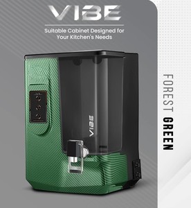 VIBE FOREST GREEN REVERSE OSMOSIS <b>SYSTEM</b> ZINC COPPER ALKALINE TDS <b>system</b> 9L storage capacity LED indicator food grade material - Product Image 1