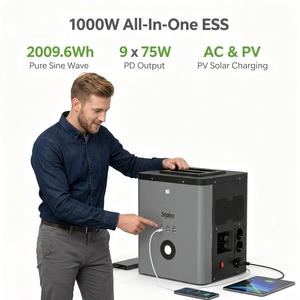 Tragbares ESS 1000W-2KWH PRO LiFePO4 Akku AC/DC PD Ladeausgang Outdoor <span class=keywords><strong>STABA</strong></span> - Product Image 6