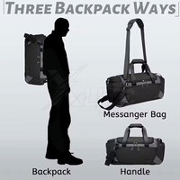 Sac de sport unisexe de qualité supérieure, grande capacité, en polyester et nylon résistant, avec sangle réglable, design confortable pour le transport quotidien