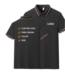 เสื้อโปโลผู้ชายแบบ OEM สั่งทำพิเศษ ผ้าคอตตอนปิเก้ ระบายอากาศได้ดี ไม่ยับ ไม่เป็นขุย ขายส่งจำนวนมากสำหรับองค์กร - Product Image 1