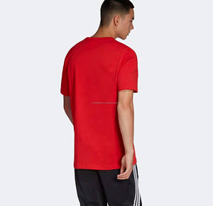 เสื้อยืดคอตตอน 100% ขายส่ง ผ้าเนื้อดี ระบายอากาศได้ดี ลายพิมพ์ คอโอ ทรงเจอร์ซีย์ ผ้าแคนวาส พร้อมโลโก้ด้านหน้าแบบเปล่าสำหรับออกแบบเอง - Product Image 1