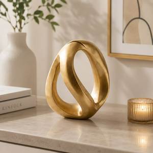 Jarrón de flores de aluminio dorado personalizado y hecho a mano para decoración del hogar y jardín, macetas para centros de mesa de eventos y bodas - Product Image 6