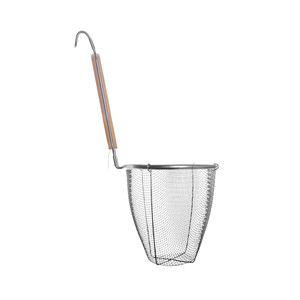 Cestello per la cottura della pasta in acciaio inox con rete filtrante per pasta e verdure - Product Image 3