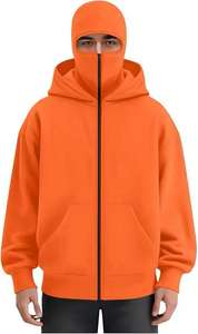 Sudadera con Capucha Estilo Ninja para Hombre, Ligera y Transpirable, Diseño en Relieve, Ajustable, Tejido de Algodón, Alta Calidad, Marca Privada - Product Image 6