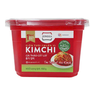 JONGGA Kimchi de Repollo Napa en Rodajas 450g – Auténtico Kimchi Coreano Fermentado Listo para Comer - Product Image 1