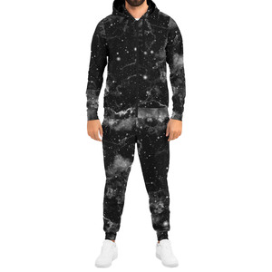 Latest Design Men Winter Hooded Casual 100% <b>Polyester</b> Luxury Style Sublimation Elastic Waist Streetwear <b>Tracksuit</b> Wholesale - Product Image 1