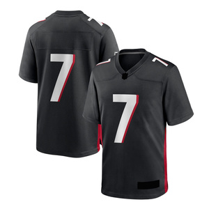 Custom Maroon Gold American Football Jersey V-Neck Short Sleeve Mesh Breathable 100% Polyester Sublimated Custom Team <b>Name</b> - Product Image 3