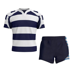 Uniforme de Rugby para Hombre Adulto 100% Poliéster - Transpirable, Manga Corta, Resistente y Sostenible - Product Image 3