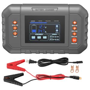 Caricabatterie Intelligente da 35 Amp per Auto con Display LCD, Carica a Flusso Lento per Batterie al Litio LiFePO4 e al Piombo-Acido (AGM/Gel/SLA) - Product Image 1