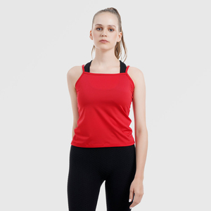 Nouveau design – Débardeur de sport uni pour femme, style été, col rond, sans manches, taille adulte – Vente en gros - Product Image 5