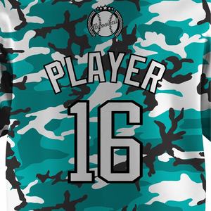 Camiseta de béisbol con estampado personalizado de alta calidad, transpirable, de talla grande, antibacteriano, que absorbe la humedad, servicio OEM para hombres - Product Image 5