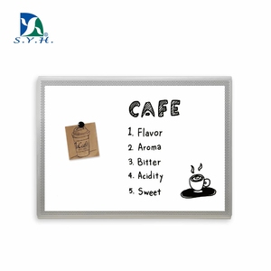 Exquisita Pizarra Magnética Gris Multifuncional con Panel Perforado - Product Image 1