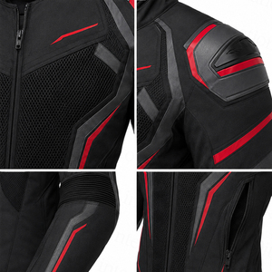 Wholesale Custom Logo Summer Breathable Mesh Street <b>Bike</b> Racing <b>Jacket</b> CE Armor <b>Men</b> Motocross Riding Textile Motorcycle <b>Jacket</b> - Product Image 5